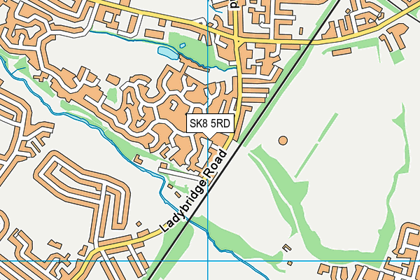 SK8 5RD map - OS VectorMap District (Ordnance Survey)