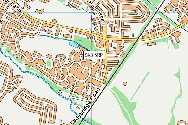 SK8 5RP map - OS VectorMap District (Ordnance Survey)