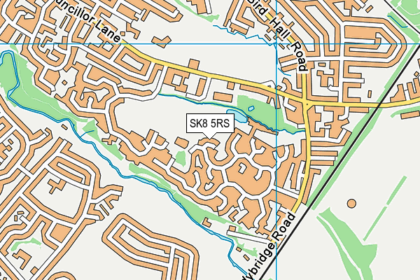 SK8 5RS map - OS VectorMap District (Ordnance Survey)