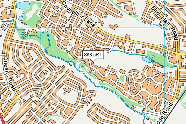 SK8 5RT map - OS VectorMap District (Ordnance Survey)