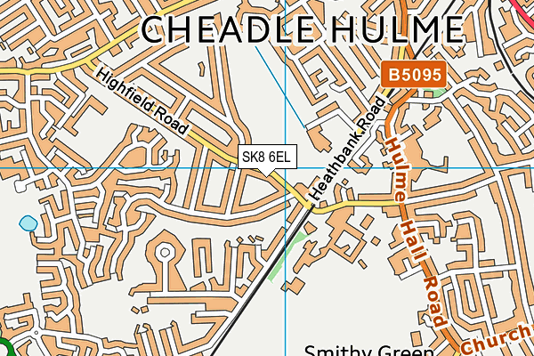 SK8 6EL map - OS VectorMap District (Ordnance Survey)