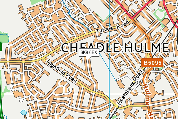 SK8 6EX map - OS VectorMap District (Ordnance Survey)