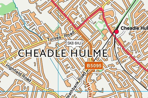 SK8 6HJ map - OS VectorMap District (Ordnance Survey)