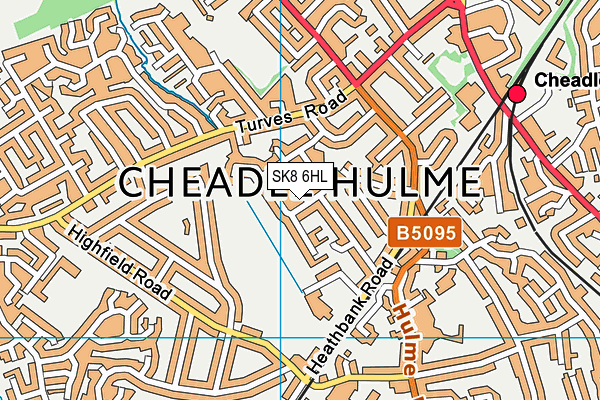 SK8 6HL map - OS VectorMap District (Ordnance Survey)