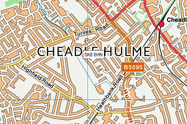 SK8 6HN map - OS VectorMap District (Ordnance Survey)