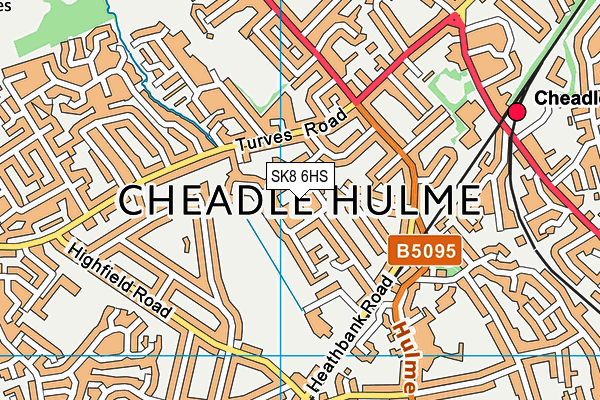 SK8 6HS map - OS VectorMap District (Ordnance Survey)