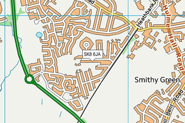 SK8 6JA map - OS VectorMap District (Ordnance Survey)