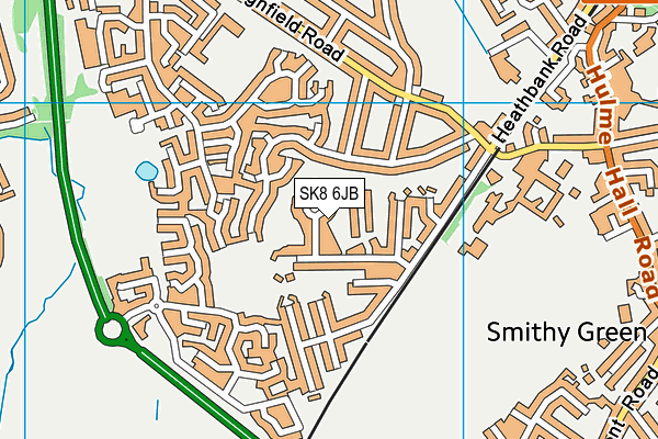 SK8 6JB map - OS VectorMap District (Ordnance Survey)