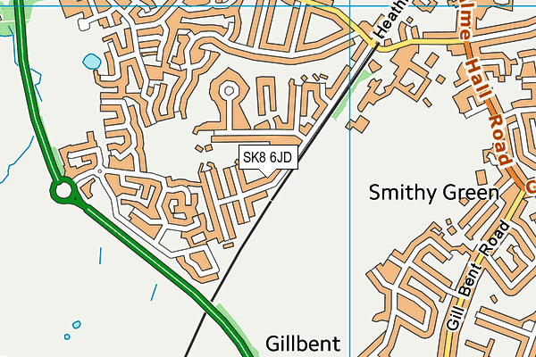 SK8 6JD map - OS VectorMap District (Ordnance Survey)