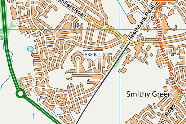 SK8 6JL map - OS VectorMap District (Ordnance Survey)