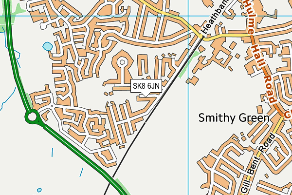 SK8 6JN map - OS VectorMap District (Ordnance Survey)