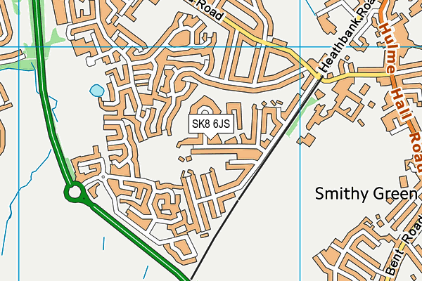 SK8 6JS map - OS VectorMap District (Ordnance Survey)