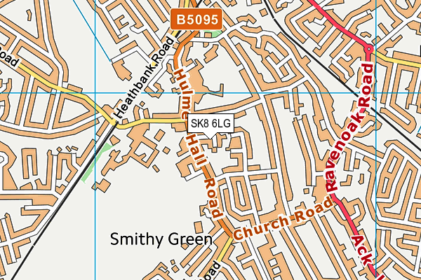 SK8 6LG map - OS VectorMap District (Ordnance Survey)