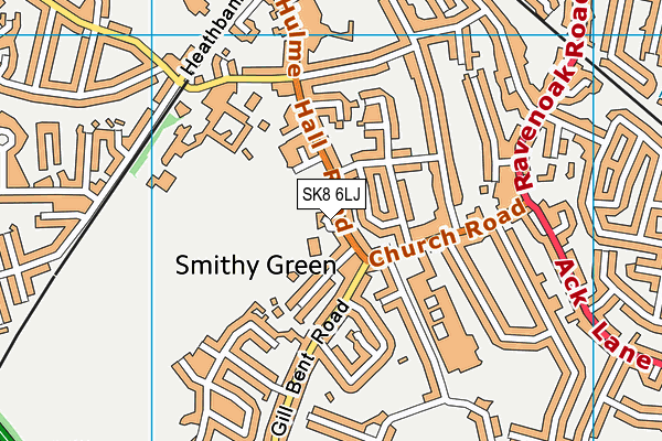 SK8 6LJ map - OS VectorMap District (Ordnance Survey)