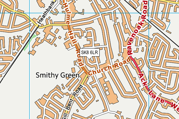 SK8 6LR map - OS VectorMap District (Ordnance Survey)