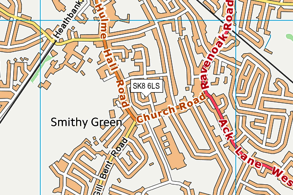 SK8 6LS map - OS VectorMap District (Ordnance Survey)