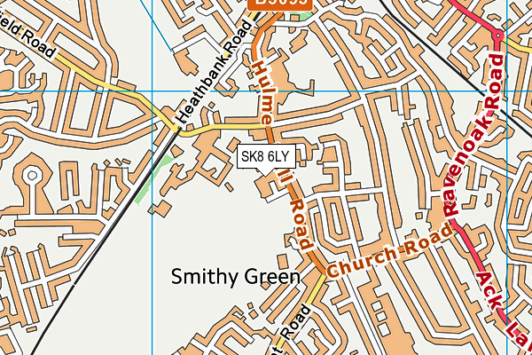 SK8 6LY map - OS VectorMap District (Ordnance Survey)