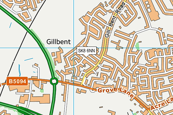 SK8 6NN map - OS VectorMap District (Ordnance Survey)