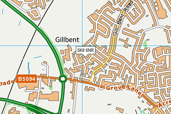 SK8 6NR map - OS VectorMap District (Ordnance Survey)