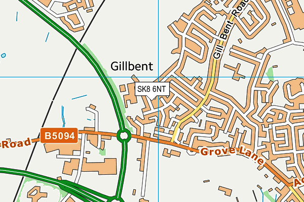 SK8 6NT map - OS VectorMap District (Ordnance Survey)