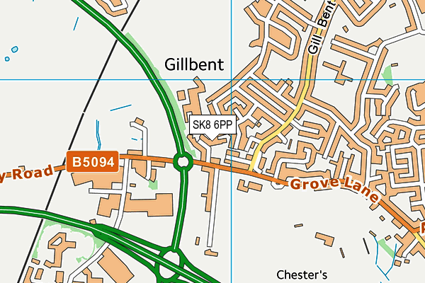 SK8 6PP map - OS VectorMap District (Ordnance Survey)