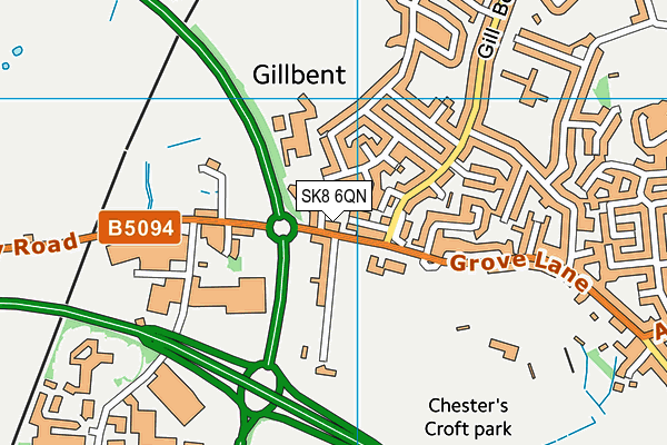 SK8 6QN map - OS VectorMap District (Ordnance Survey)