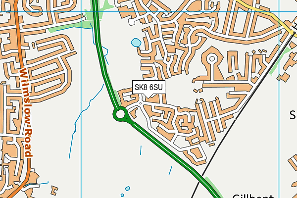 SK8 6SU map - OS VectorMap District (Ordnance Survey)