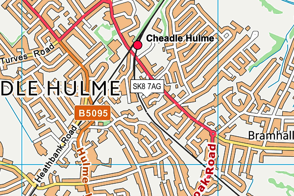 SK8 7AG map - OS VectorMap District (Ordnance Survey)