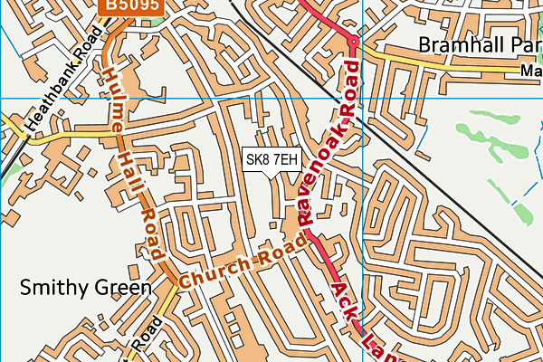 SK8 7EH map - OS VectorMap District (Ordnance Survey)