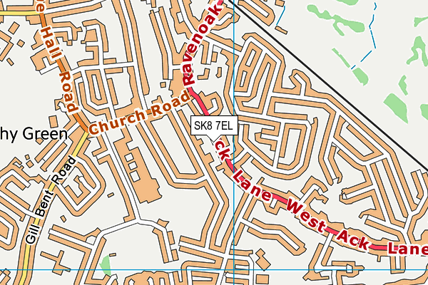 SK8 7EL map - OS VectorMap District (Ordnance Survey)