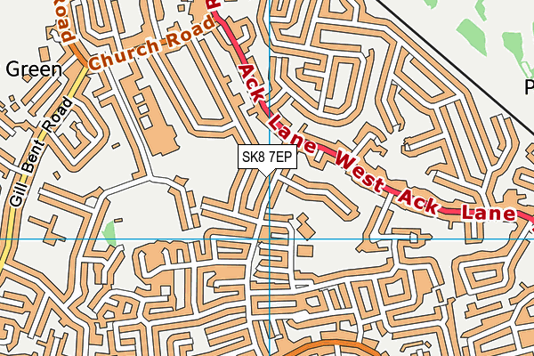 SK8 7EP map - OS VectorMap District (Ordnance Survey)