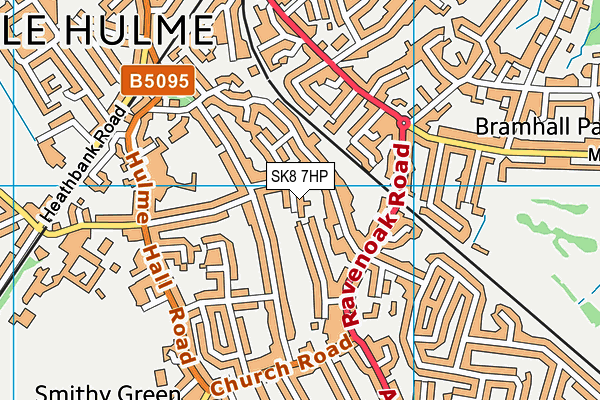 SK8 7HP map - OS VectorMap District (Ordnance Survey)