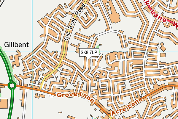 SK8 7LP map - OS VectorMap District (Ordnance Survey)