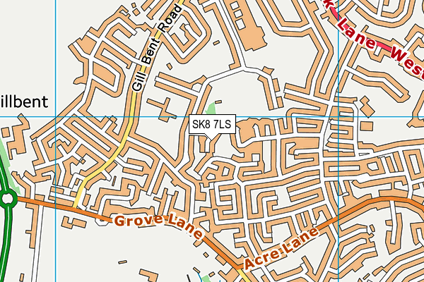 SK8 7LS map - OS VectorMap District (Ordnance Survey)