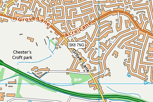 SK8 7NG map - OS VectorMap District (Ordnance Survey)