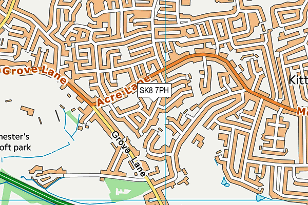 SK8 7PH map - OS VectorMap District (Ordnance Survey)