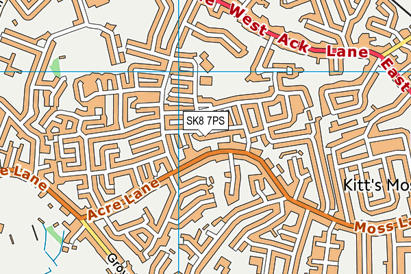 SK8 7PS map - OS VectorMap District (Ordnance Survey)