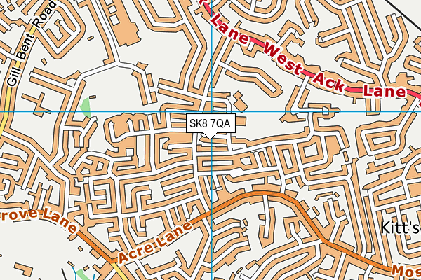 SK8 7QA map - OS VectorMap District (Ordnance Survey)