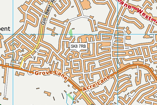 SK8 7RB map - OS VectorMap District (Ordnance Survey)