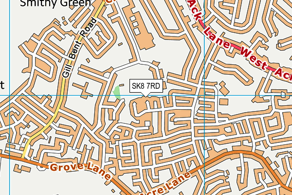 SK8 7RD map - OS VectorMap District (Ordnance Survey)
