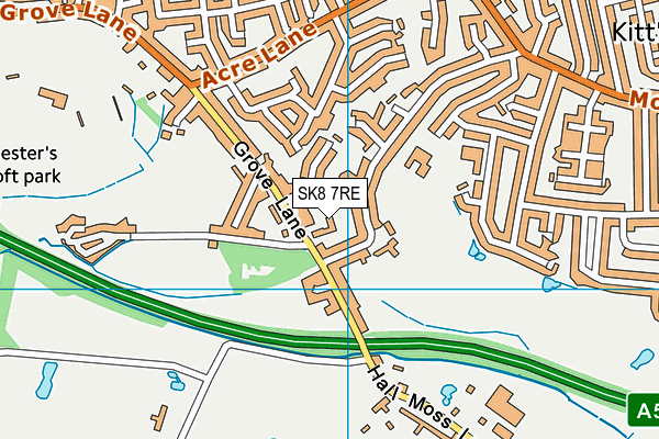 SK8 7RE map - OS VectorMap District (Ordnance Survey)