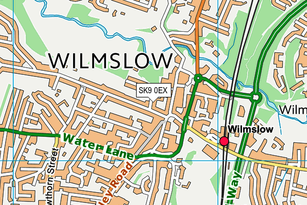 SK9 0EX map - OS VectorMap District (Ordnance Survey)