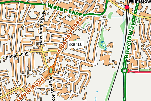 SK9 1LU map - OS VectorMap District (Ordnance Survey)