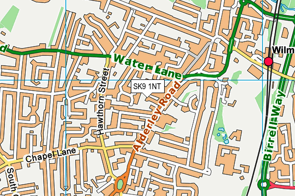 SK9 1NT map - OS VectorMap District (Ordnance Survey)