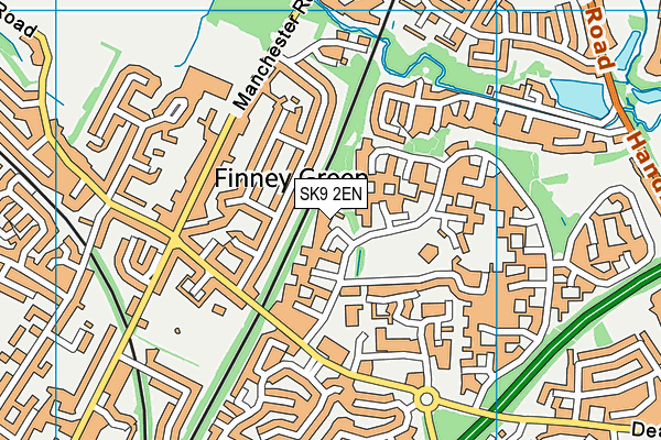 SK9 2EN map - OS VectorMap District (Ordnance Survey)
