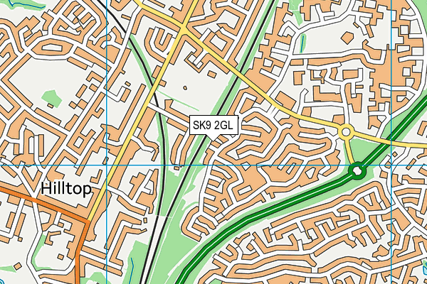 SK9 2GL map - OS VectorMap District (Ordnance Survey)