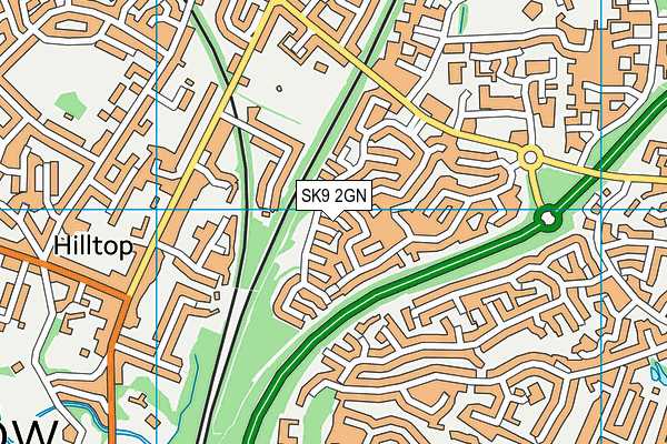 SK9 2GN map - OS VectorMap District (Ordnance Survey)