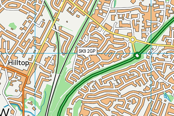 SK9 2GP map - OS VectorMap District (Ordnance Survey)