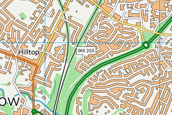 SK9 2GS map - OS VectorMap District (Ordnance Survey)