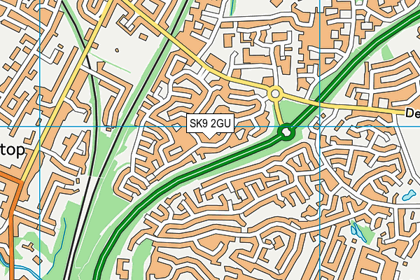 SK9 2GU map - OS VectorMap District (Ordnance Survey)